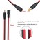QitinDasen FULARR 24Pcs Premium DC Connector Kit 6 Pair Power Plug Jack Adapter 6 Pair Pigtail Cable for CCTV Security Camera 55 X 21mm