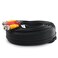 Postta BNC Video Power Cable 25 Feet Video Security Camera Cable Wire with Two Connectors for CCTV DVR Surveillance System