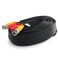 Postta BNC Video Power Cable 25 Feet Video Security Camera Cable Wire with Two Connectors for CCTV DVR Surveillance System