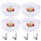 Postta BNC Video Power Cable 4 Pack 150 Feet Video Security Camera Cable Wire with Eight Connectors for CCTV DVR Surveillance System
