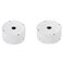 NVRTTRR Universal Bullet Security Camera Junction Box Mount Bracket Plastic Rainproof Junction Box Mount Bracket for IP Camera Electric Enclosure IndoorOutdoor Wall Cable Junction Base Boxes 2 Pack