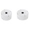 NVRTTRR Universal Bullet Security Camera Junction Box Mount Bracket Plastic Rainproof Junction Box Mount Bracket for IP Camera Electric Enclosure IndoorOutdoor Wall Cable Junction Base Boxes 2 Pack