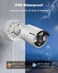 OOSSXX Outdoor Security Camera Junction Box Universal Junction Box for Bullet Dome Turret Cameras Solar Panel CCTV Base Box Hide Cable Wall Ceiling Mount Bracket Metal Electric Enclosure