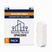 Security Sensor Magnet Riser Compatible with SimpliSafe Alarm Contact Spacer with 3M Adhesive Alarm Riser SensorMagnet Not Included 1 Pack 34 inch