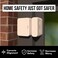 Security Sensor Magnet Riser Compatible with SimpliSafe Alarm Contact Spacer with 3M Adhesive Alarm Riser SensorMagnet Not Included 1 Pack 34 inch