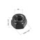 uxcell Hex Lock Nuts M3 x 05mm Carbon Steel Nylon Insert SelfLocking Nuts for Fasteners 50Pcs Black