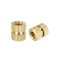 uxcell Knurled Insert Nuts 50Pcs M3 x 6mm Length x 5mm OD Female Thread Brass Threaded Insert Embedment Nut for 3D Printer