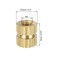 uxcell Knurled Insert Nuts 50Pcs M3 x 6mm Length x 5mm OD Female Thread Brass Threaded Insert Embedment Nut for 3D Printer