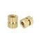 uxcell Knurled Insert Nuts 50Pcs M3 x 6mm Length x 5mm OD Female Thread Brass Threaded Insert Embedment Nut for 3D Printer