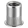 Wensilon Rivet Nut 1420UNC 100Pcs Stainless Steel 304 Finish Flat Head Rivnut Threaded Insert Nut Knurled Body