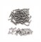 cSeao 40Pack M3 30mm Pan Phillips Tornillo Machine Screws and Hex Nuts Set 304 Stainless Steel Plain Finish