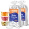 Stack Man 200 Sets 2 oz Small Plastic Containers with Lids Jello Shot Condiment Cups 2oz Dipping Sauce Salad Dressing Container Disposable Mini Portion Souffl Ramekins Pudding Cup