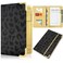 YeeCASE Server Book Painted Server Books for Waitress Durable Leather Waitess Book with Zipper PocketServer Manual Checkbook Fits Server Apron