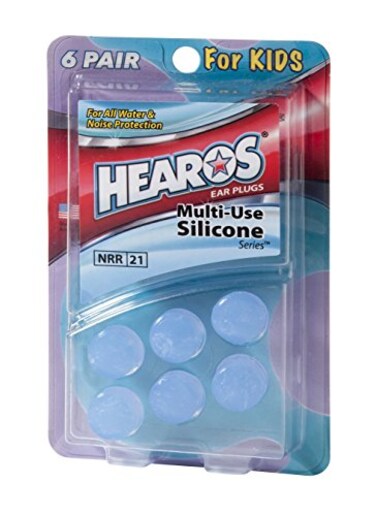 Hearos HEAROS MultiUse Silicone Ear Plugs 6 Pair Child