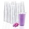 TashiBox plastic cups 24 oz 100cupsClear Crystal disposable plastic cupssmoothie cup