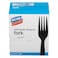 Dixie Individually Wrapped 6104 MediumWeight Polystyrene Plastic Fork by GP PRO GeorgiaPacific Black FM5W540 540 Count 90 Forks Per Box 6 Boxes Per Case