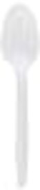 Genuine Joe GJO20002 Polypropylene MediumWeight Spoon White Pack of 1000