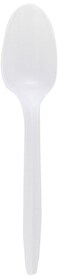 Genuine Joe GJO20002 Polypropylene MediumWeight Spoon White Pack of 1000