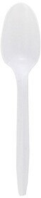 Genuine Joe GJO20002 Polypropylene MediumWeight Spoon White Pack of 1000