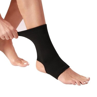 WrtmyR 2 Pack Ankle Brace Compression Sleeve Ankle Wrap Ankle Support for Women Men Ankle Compression Sock Black XLarge 2 PACK