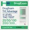 DrugExam 5 Pack Marijuana Test Dip Card Cannabinoids Testing Test Rapid Test Dip CardsIndividually Packed Detailed Instructions Included Easy to Use