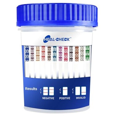 HEAL-CHECK 6 Pack Multi Drug Urine Test Cup 12 Panel with Temperature StripTesting 12 Different DrugsInstant Multi Panel Drug Screening Test Kit