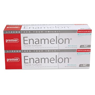 Premier 9007270 Enamelon Fluoride Toothpaste Protection Against Painful SensitivityHelps Prevent Gingivitis Mint Breeze Pack of 2