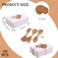 Moukiween 32 PCS White Soap Boxes for Homemade Soap 354 X 236 X 118 Inch Soap Packaging Gift boxes with Window Small Rectangular Soap Wrapping Boxes White