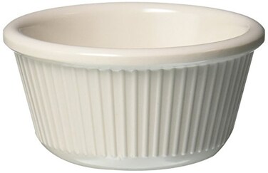 Winco Fluted Ramekins 3Ounce Bone 12Pieces