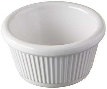 Winco Fluted Ramekins 2Ounce White 12Pieces