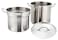 Winco 8qt SS Double Boiler wCover