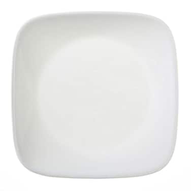 Corelle Square Pure White 612 Plate Set of 4