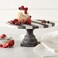 Mud Pie Black and White Marble Cake Pedestal