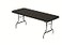 Iceberg iGear Stretch Fabric Table Top Cap Cover fits 6 Tables PolyesterSpandex Black 30 W x 72 L