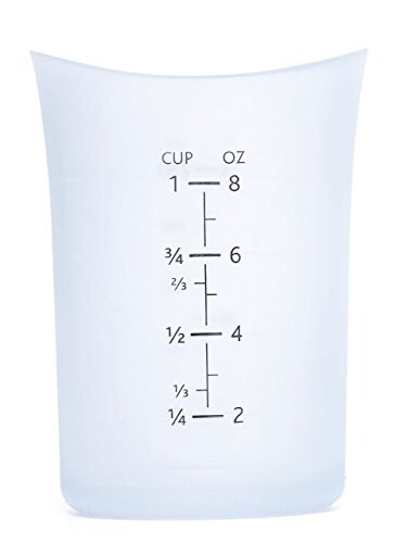 iSi Basics Silicone Flexible Measuring Cup 1 Cup Capacity OffWhite