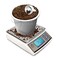 Penn Scale PS20 Digital Kitchen Portion Scale 20lb Electric Kitchen Scale with 001lb Readability Removable Platter LCD Display KG Lb Oz Unit Conversion AC Battery Powered