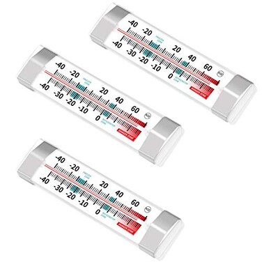 LinkDm Fridge Refrigerator Freezer Thermometer 3pack