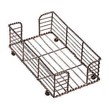 Hoffmaster BSK2112 Wire Guest Towel Basket 875 x 5 x 3 Bronze