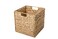 Trademark Innovations 12 Foldable Hyacinth Storage Basket with Iron Wire Frame