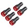 uxcell 5Pcs Red Light with Buzzer ACDC 12V 22mm Panel Mount Flashing Alarm for Electrical Control Panel HVAC DIY Projects