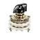 uxcell 2P10T 2 Pole 10 Position 2 Deck Band Channel Rotary Switch Selector with Plastic Knob