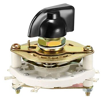 uxcell 2P3T 2 Pole 3 Position 1 Deck Band Channel Rotary Switch Selector with Knob