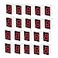 uxcell Common Cathode 10 Pin 1 Bit 7 Segment Display 075 x 05 x 031 Inch 05 Red LED Display Digital Tube 20pcs