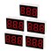 uxcell Common Cathode 11 Pin 3 Bit 7 Segment Display 089 x 055 x 028 Inch 035 Red LED Display Digital Tube 5pcs