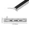 WMYCONGCONG 10 PCS Fader Variable Resistors 10K Ohm Slide Potentiometer Double Linear 10K Electronic Potentiometer