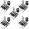 Taiss 5Pcs KY040 Rotary Encoder Module with 15165 mm with Knobs Cap