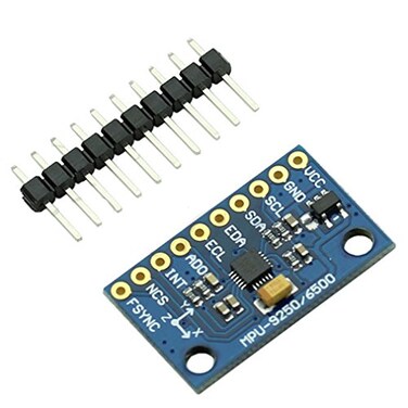 HiLetgo MPU9250 GY9250 9Axis 9 DOF 16 Bit Gyroscope Acceleration Magnetic Sensor 9Axis Attitude GyroAcceleratorMagnetometer Sensor Module IICSPI