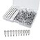 GUETNEU 10 Pcs Fixed Bridge Jumper FBI106 Fixed Bridge Connectors for DIN Rail Terminal Blocks InsertPull Bridging Compatible with UK25B and UK5N 10 Pole 100 Screws Included