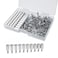 GUETNEU 10 Pcs Fixed Bridge Jumper FBI106 Fixed Bridge Connectors for DIN Rail Terminal Blocks InsertPull Bridging Compatible with UK25B and UK5N 10 Pole 100 Screws Included