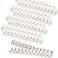 Weewooday 10 Pieces Terminal Strips Electrical Block Set 12Position Dual Row White Screw Terminal Strip 10 a 380 V Wire Connector Electrical Barrier Block for Small Projects Home